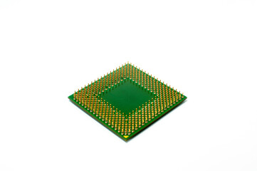 CPU isolated on a white background