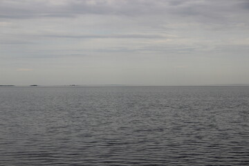 clouds over the river