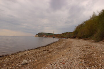clouds over the river