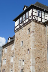 Fototapeta na wymiar Fassade Schloss in Melsungen