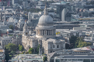 London skyline with St Pauls catherdral