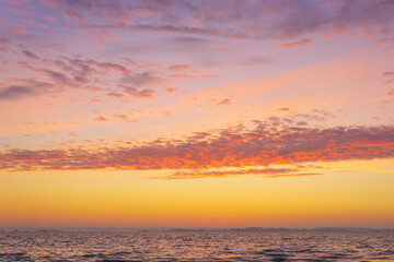 Le ciel est magnifique ce matin