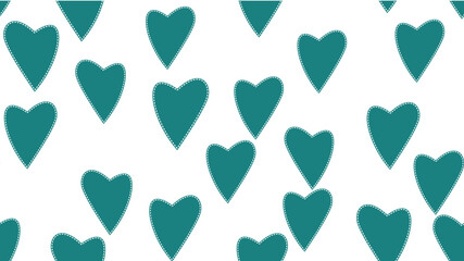 Texture pattern seamless from cheerful kind light blue bright blue bright motley festive love hearts. The background. illustration