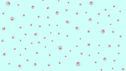 Texture seamless pattern from multi-colored Christmas tree toy New Year's Christmas stars with a pattern of snowflakes. The background. illustration