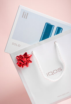 lil SOLID - new by IQOS - Electric Tobacco Heating System. Electronic Cigarette Technology, alternative smoking.