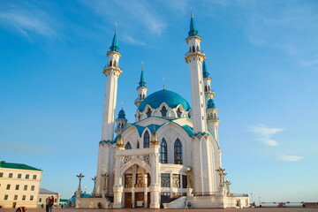 Fototapeta na wymiar Kul-Sharif mosque in Kazan Kremlin in Tatarstan, Russia