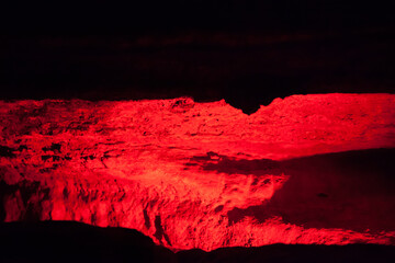 Colorful Abstraction from a cave