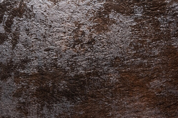 Brown wall stone background. Abstract grunge dark stone texture