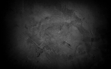 Old wall texture cement dark black gray  background abstract grey color design are light with white gradient background.