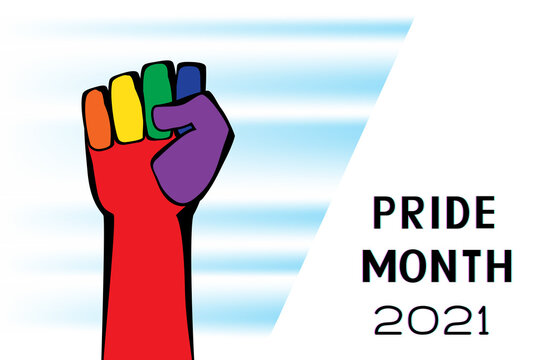 LGBTQ Pride Month 2021 Concept, Banner, Poster