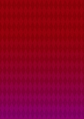 菱型パターンの背景　赤と紫