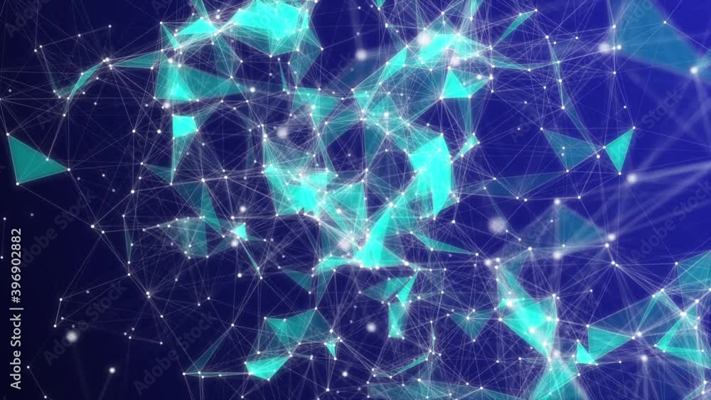 Poster digital plexus background. business technology or medical blue background. from a tangle of lines, p