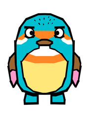 Characters_10/10/2012 : カワセミのキャラクター