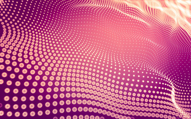 Abstract background. Molecules technology with polygonal shapes, connecting dots and lines....