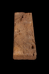 Clinker brick isolated on the black