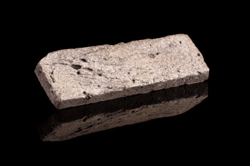 Clinker brick isolated on the black