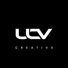 UCV Letter Initial Logo Design Template Vector Illustration