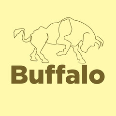 Obraz premium A BUFFALO