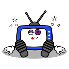 cute television cartoon mascot character