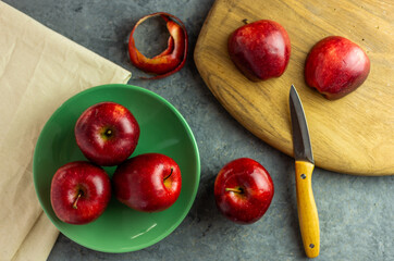 Ricas manzanas rojas 