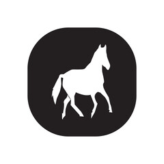 horse silhouette vector