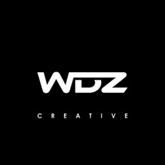 WDZ Letter Initial Logo Design Template Vector Illustration