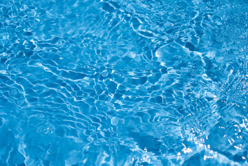 Water Surface Top View,Water in swimming pool rippled water detail background