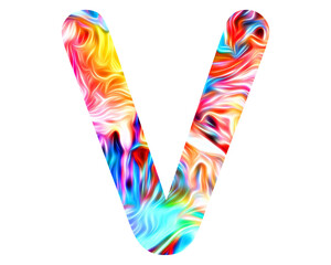 v letter logo, Alphabet Fire blazing Abc, 3d illustration	