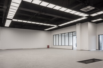 Modern empty business building indoors