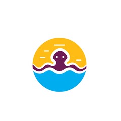 octopus icon vector illustration design