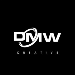 DMW Letter Initial Logo Design Template Vector Illustration