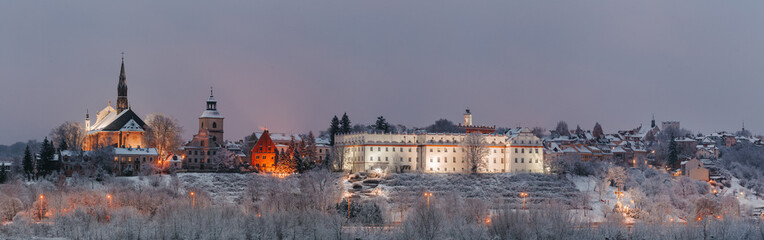 Panorama Sandomierza, Świętokrzyskie Voivodeship, Sandomierz, Polska
