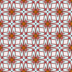 colorful symmetrical repeating patterns for textiles, ceramic tiles, wallpapers and designs. seamless image.