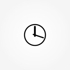 clock line icon 