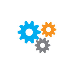 Gear Logo Template vector icon illustration design