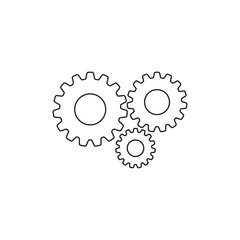 Gear Logo Template vector icon illustration design