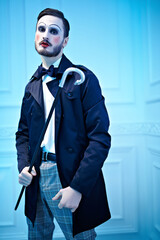 male mime artist