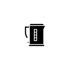 Electric Kettle vector icon, water boiler symbol. Teapot kettle icon. Modern, simple flat vector illustration for web site or mobile app