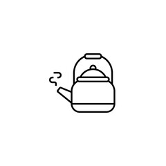 Kettle vector icon. Water boiler symbol. Teapot kettle icon. Modern, simple flat vector illustration for web site or mobile app