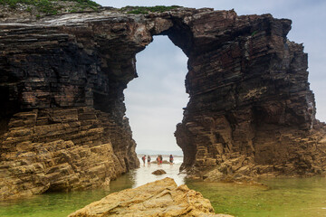 Cathedrals Beach in Ribadeo, Galicia.