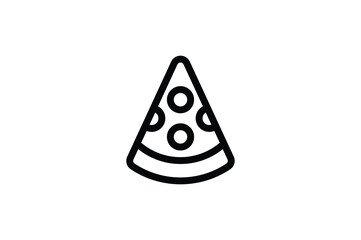 Thanksgiving Outline Icon - Pizza