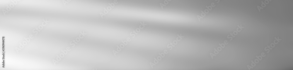 Poster abstract blurred background, white-gray background with reflective walls for the design and layout o