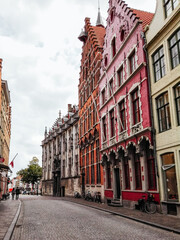 A colorful street in Brussels