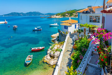Kokkari Village view in Samos Island