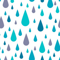 Seamless pattern with drop. Holiday background. For design packaging, textile, wallpaper, design postcards and posters