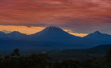 Kamchatka, the sunset was burning as a symbol of my despair!