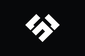 Obraz premium WS logo letter design on luxury background. SW logo monogram initials letter concept. WS icon logo design. SW elegant and Professional letter icon design on black background. W S SW WS