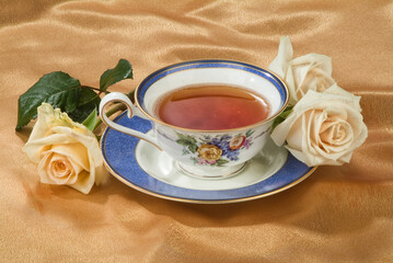 Tea And Flowers