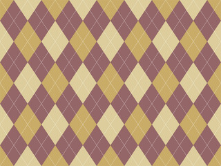 Argyle pattern seamless. Fabric texture background. Classic argill vector ornament
