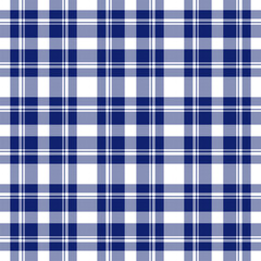 Plaid seamless pattern. Vector background of textile ornament. Flat fabric design.